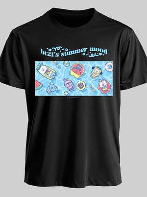 Polera Diseño Summer BT21 grupal - BTS 