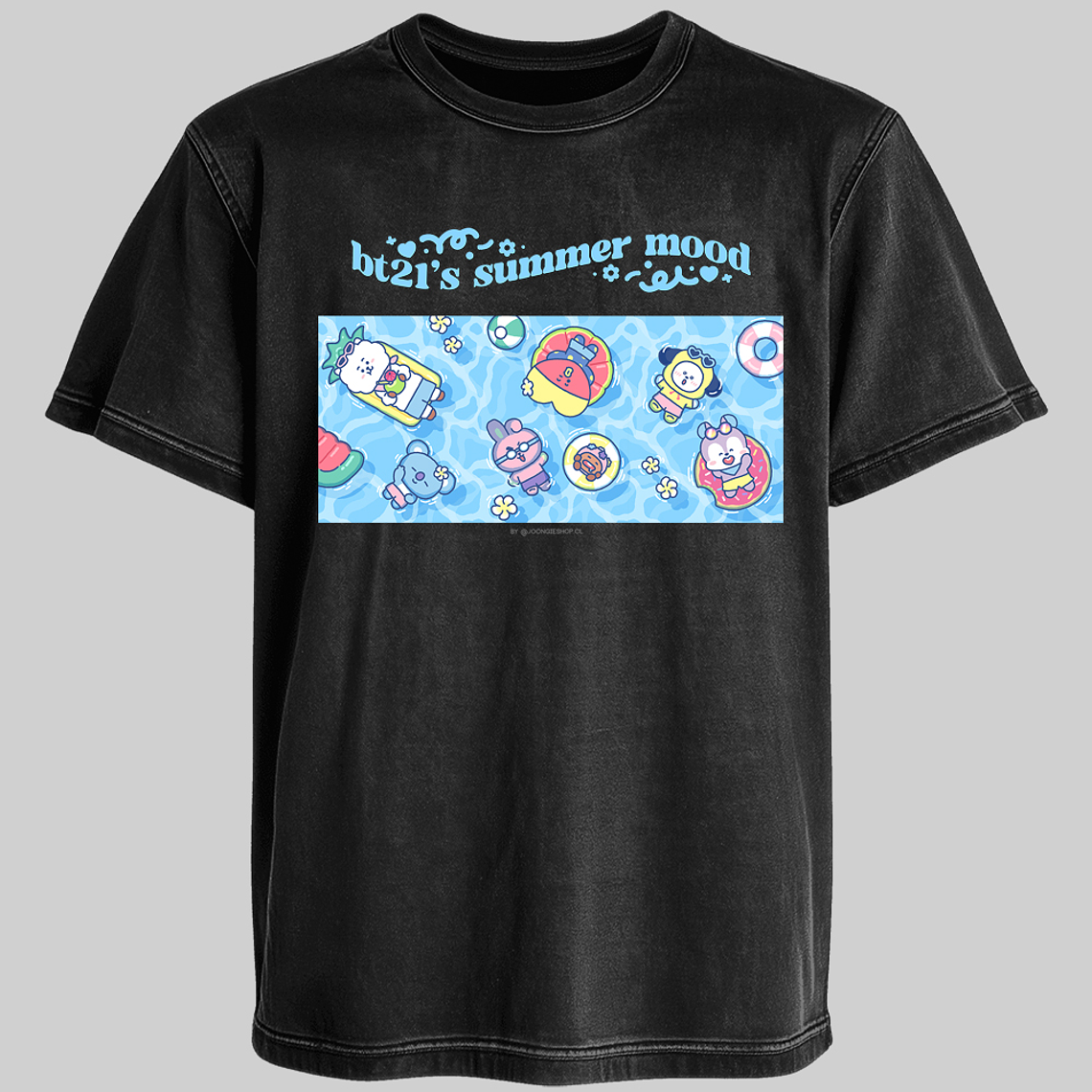 Polera Diseño Summer BT21 grupal - BTS  3