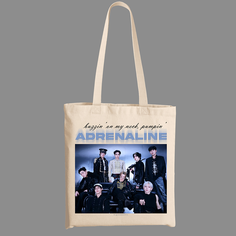 Totebag Diseño Adrenaline v.2 - ATEEZ 1