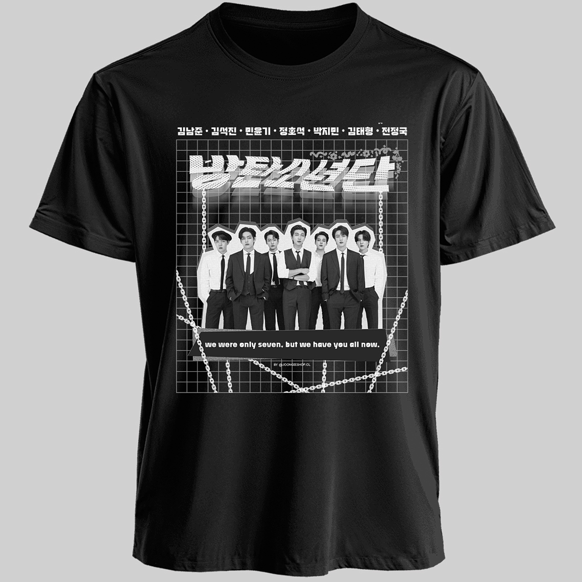 Polera Diseño Graphic - BTS grupal 1