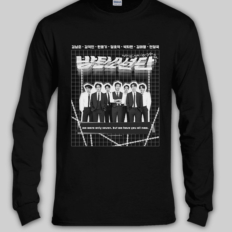 Polera Diseño Graphic - BTS grupal 3