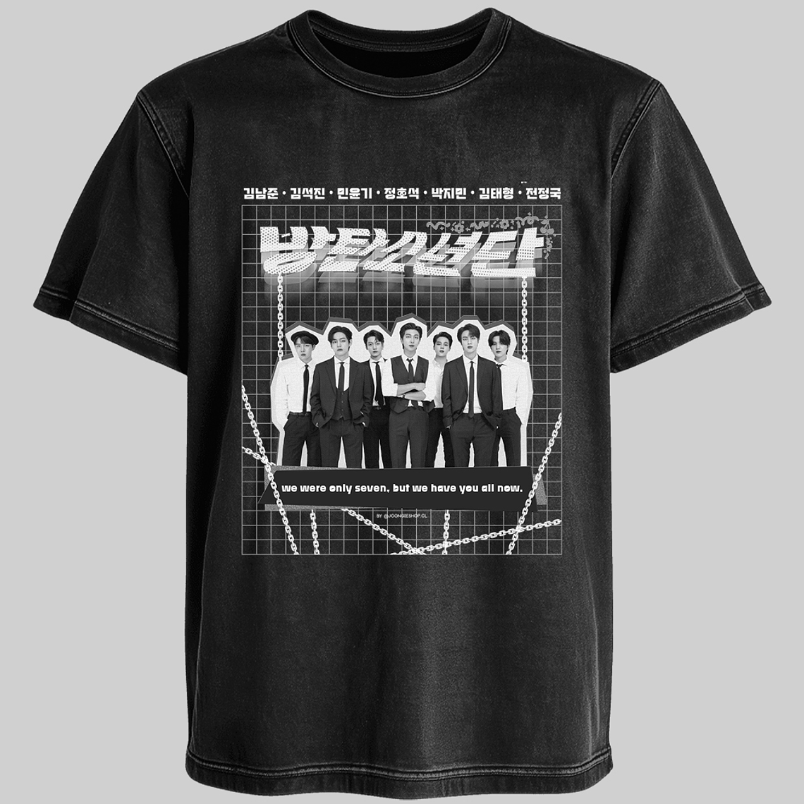 Polera Diseño Graphic - BTS grupal 2