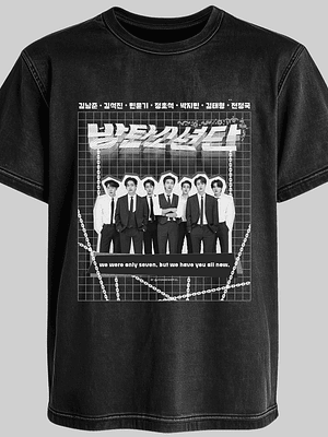 Polera Diseño Graphic - BTS grupal