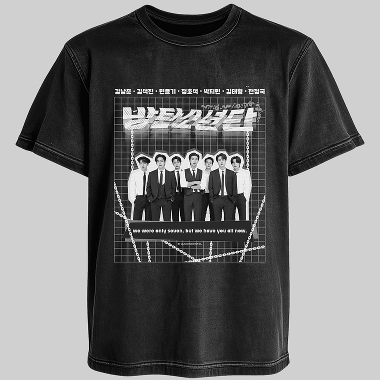 Polera Diseño Graphic - BTS grupal 2