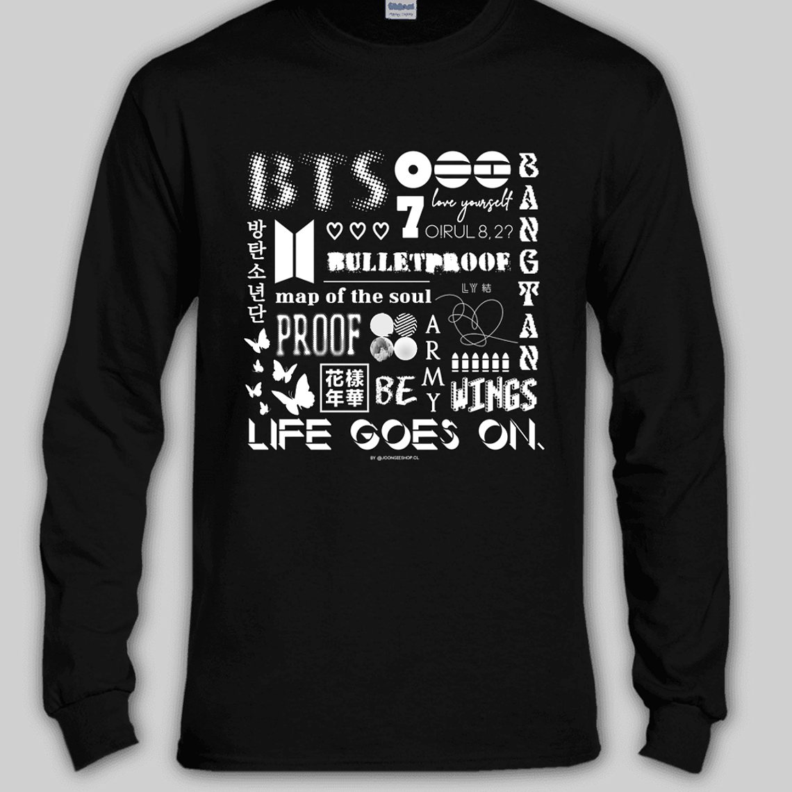 Polera Diseño Collage - BTS  3