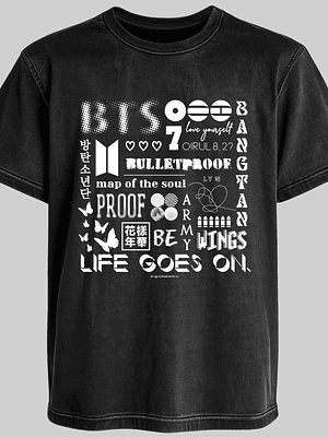 Polera Diseño Collage - BTS 