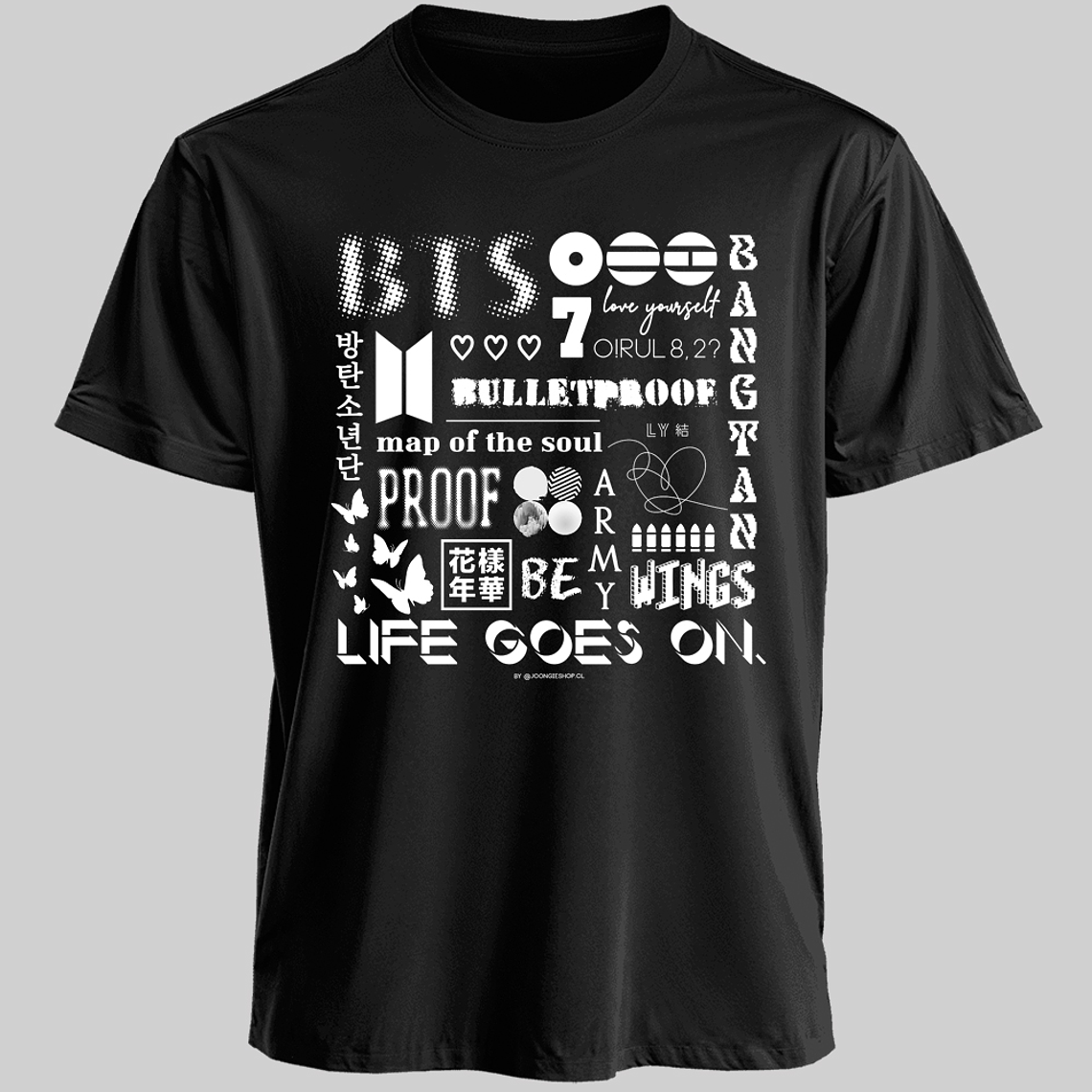 Polera Diseño Collage - BTS  1
