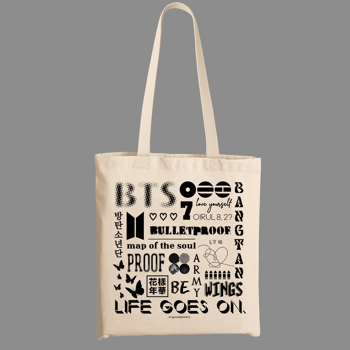 Totebag Diseño Collage - BTS 1