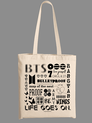 Totebag Diseño Collage - BTS