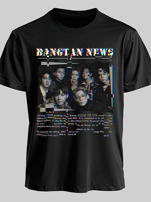 Polera Diseño Distorted - BTS