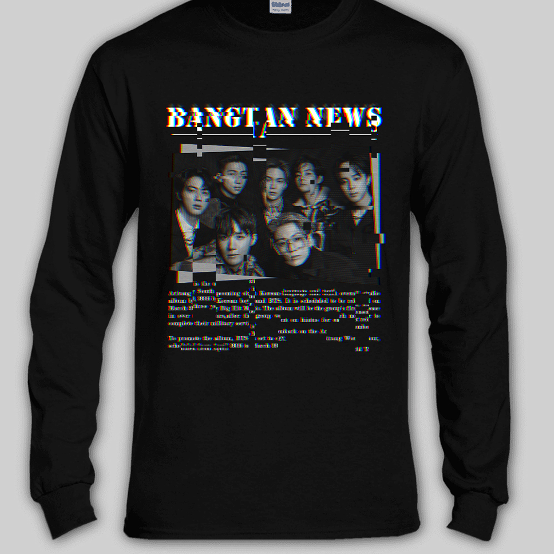 Polera Diseño Distorted - BTS 3