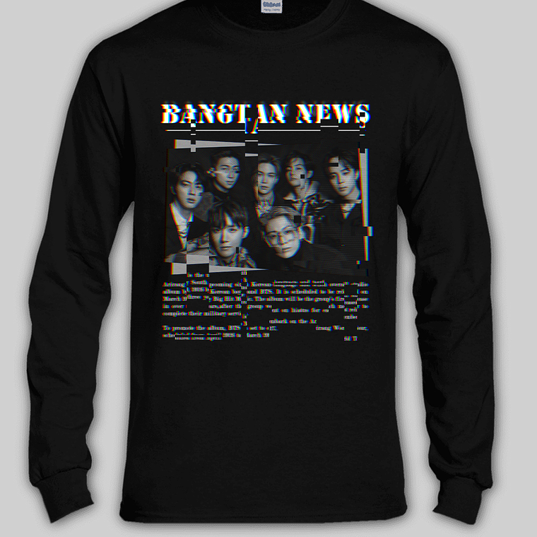 Polera Diseño Distorted - BTS 3