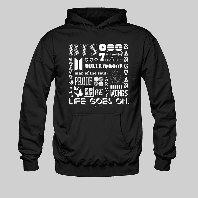 Polerón Diseño Collage - BTS 2