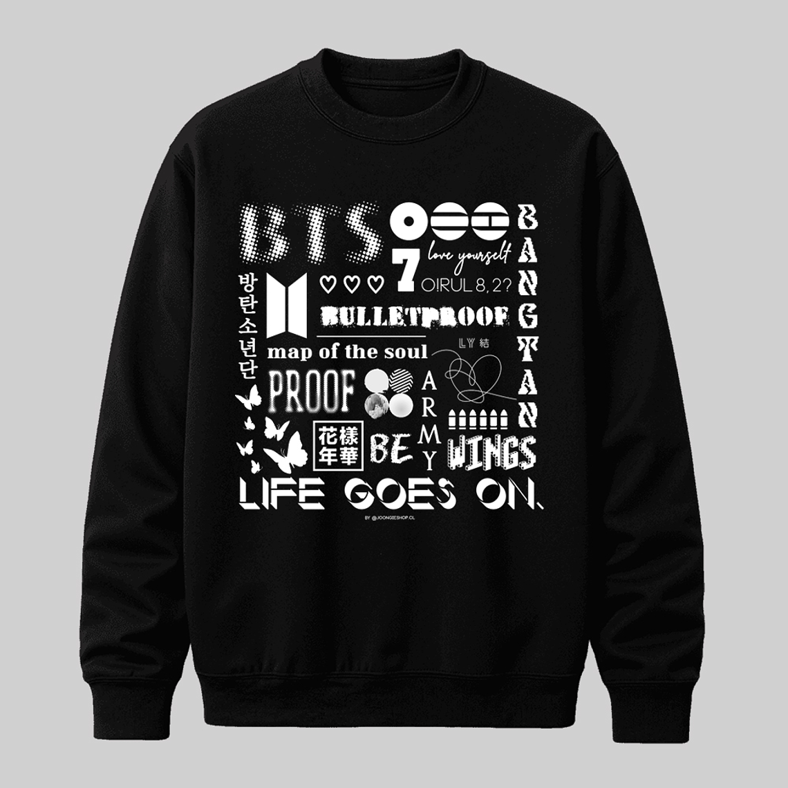 Polerón Diseño Collage - BTS 1