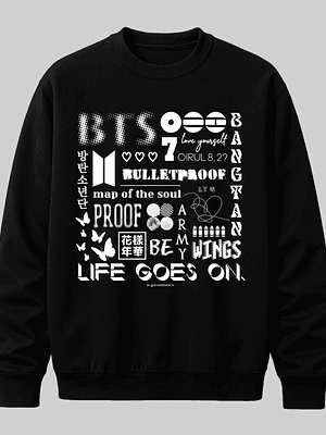 Polerón Diseño Collage - BTS