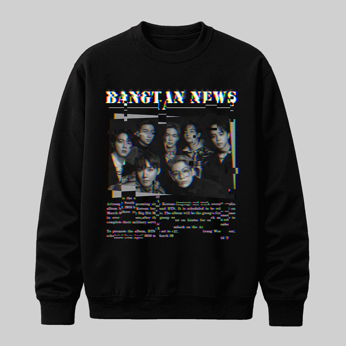 Polerón Diseño Distorted - BTS 1