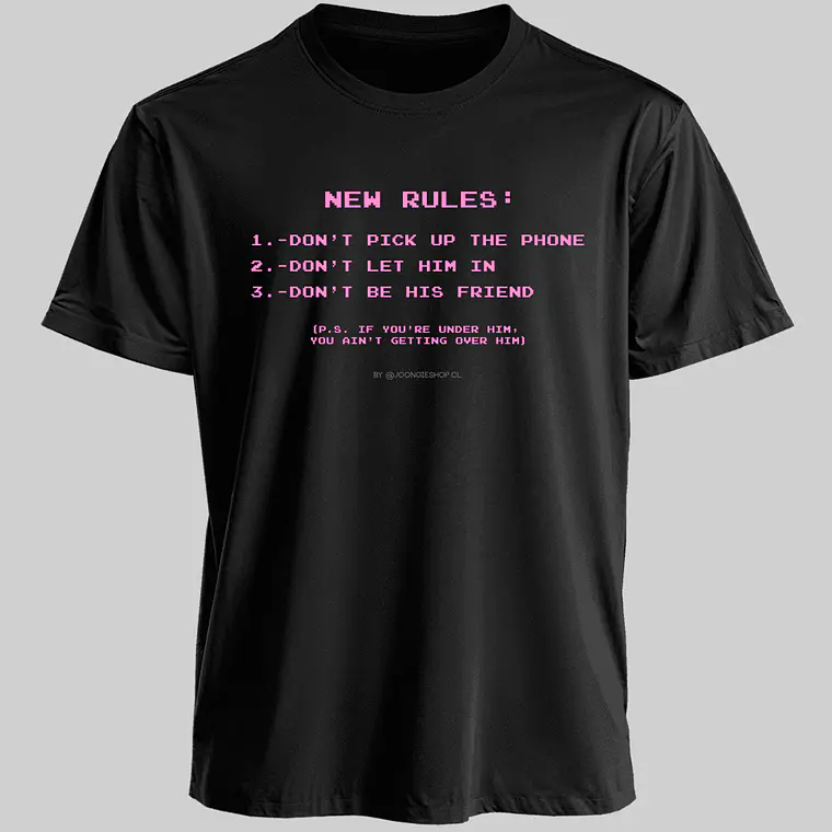 Polera Iconic Lines - Dua Lipa v.1 (New rules) 1