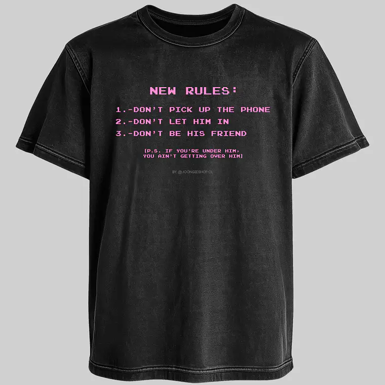 Polera Iconic Lines - Dua Lipa v.1 (New rules) 3