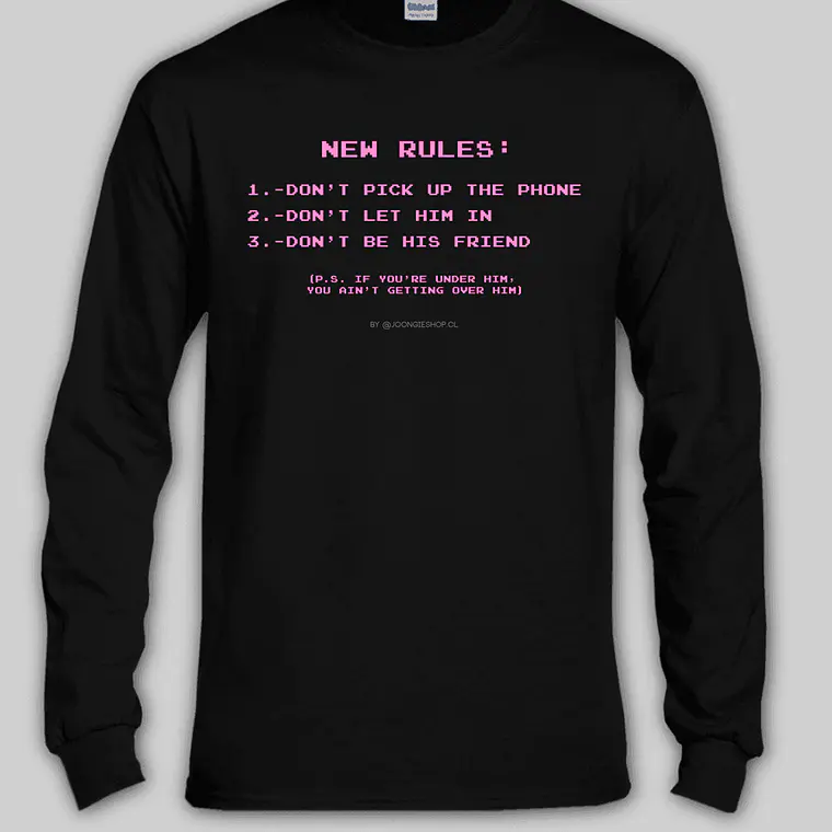 Polera Iconic Lines - Dua Lipa v.1 (New rules) 4