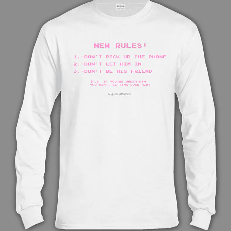 Polera Iconic Lines - Dua Lipa v.1 (New rules) 5