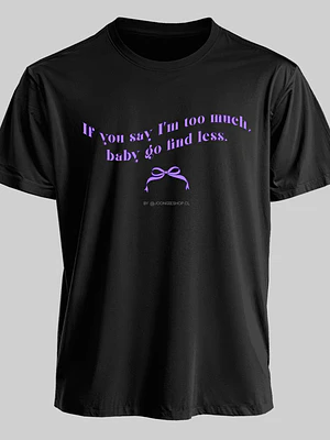 Polera Iconic Lines - Dove Cameron v.1 (Too much)