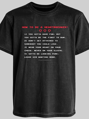 Polera Iconic Lines - Marina & The Diamonds v.1 (How to be a heartbreaker)