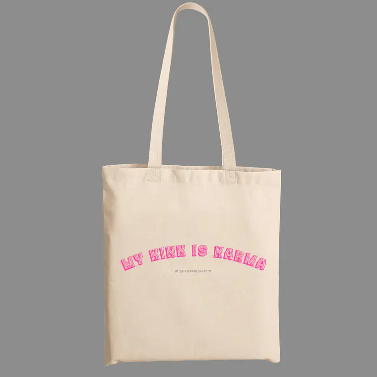Totebag Iconic Lines - Chappell Roan v.1 (My kink is karma) 1