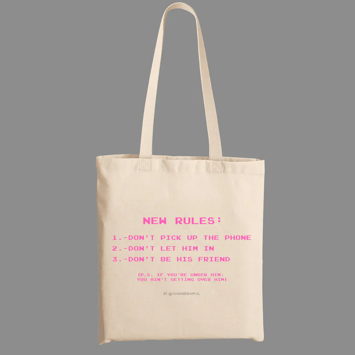 Totebag Iconic Lines - Dua Lipa v.1 (New rules) 1