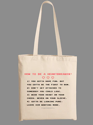 Totebag Iconic Lines - Marina & The Diamonds v.1 (How to be a heartbreaker)