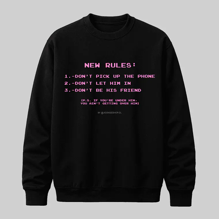 Polerón Iconic Lines - Dua Lipa v.1 (New rules) 1