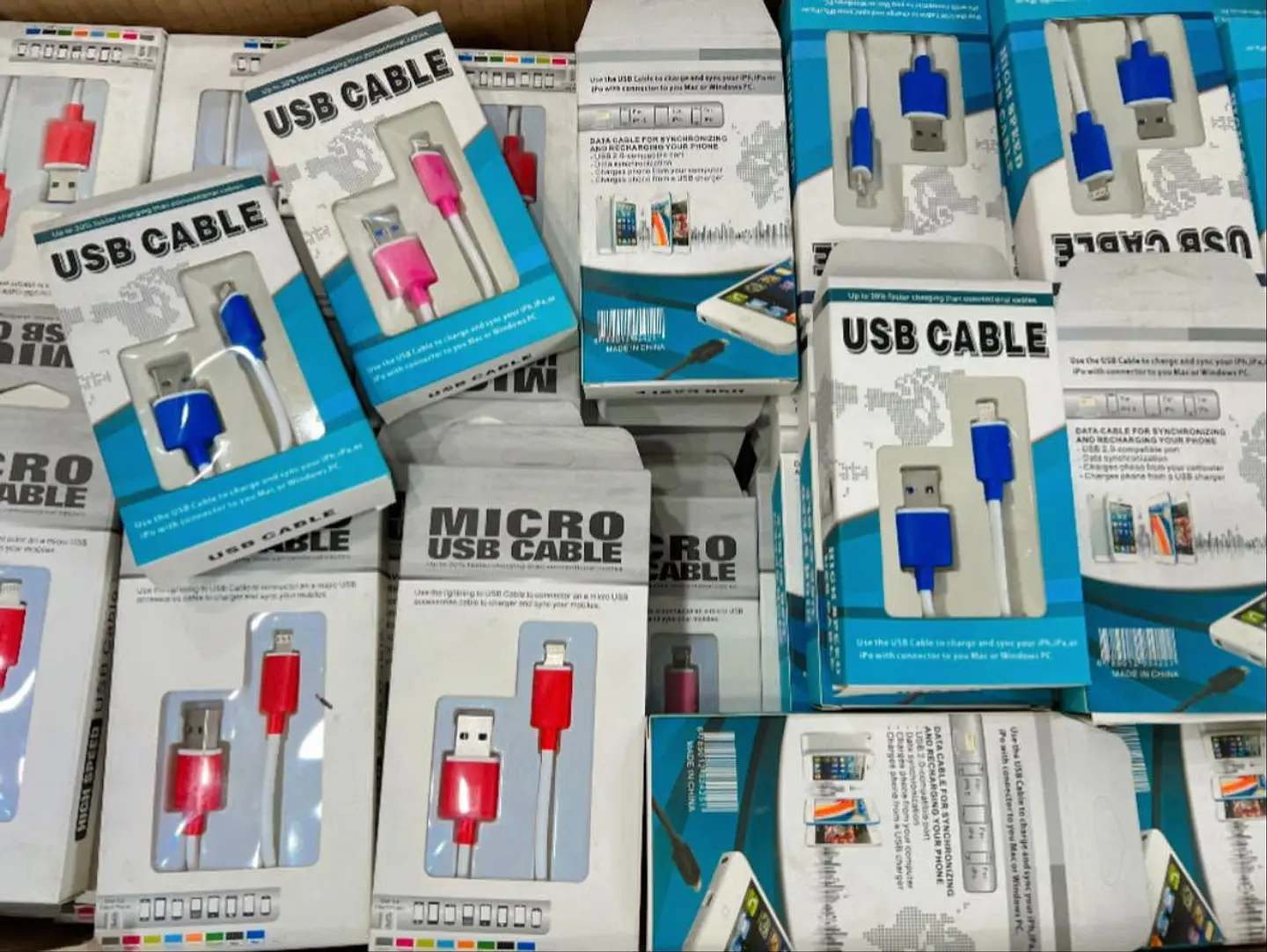 LOTE DE CABLES PARA iPhone / iPad 2