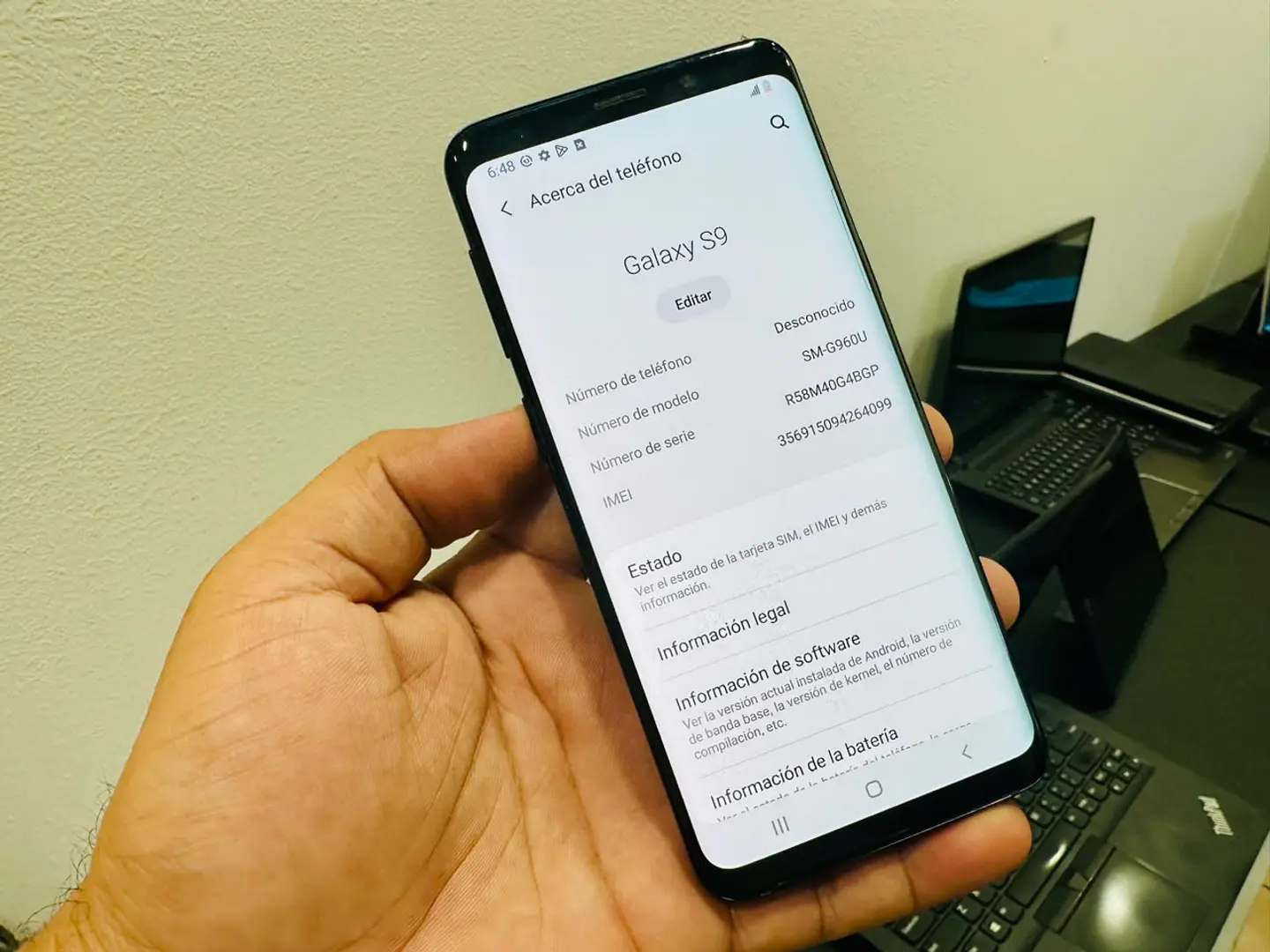 Samsung Galaxy S9 4