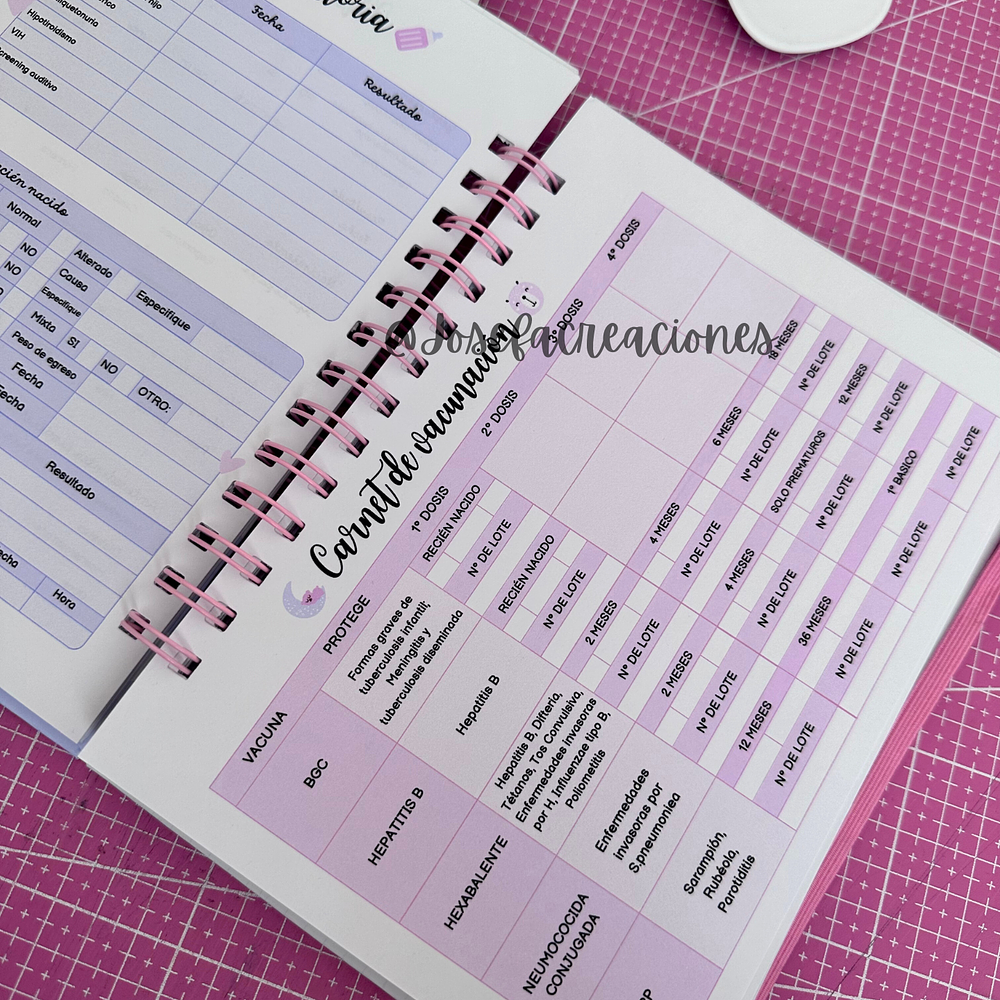 Agenda pediátrica (producto físico)