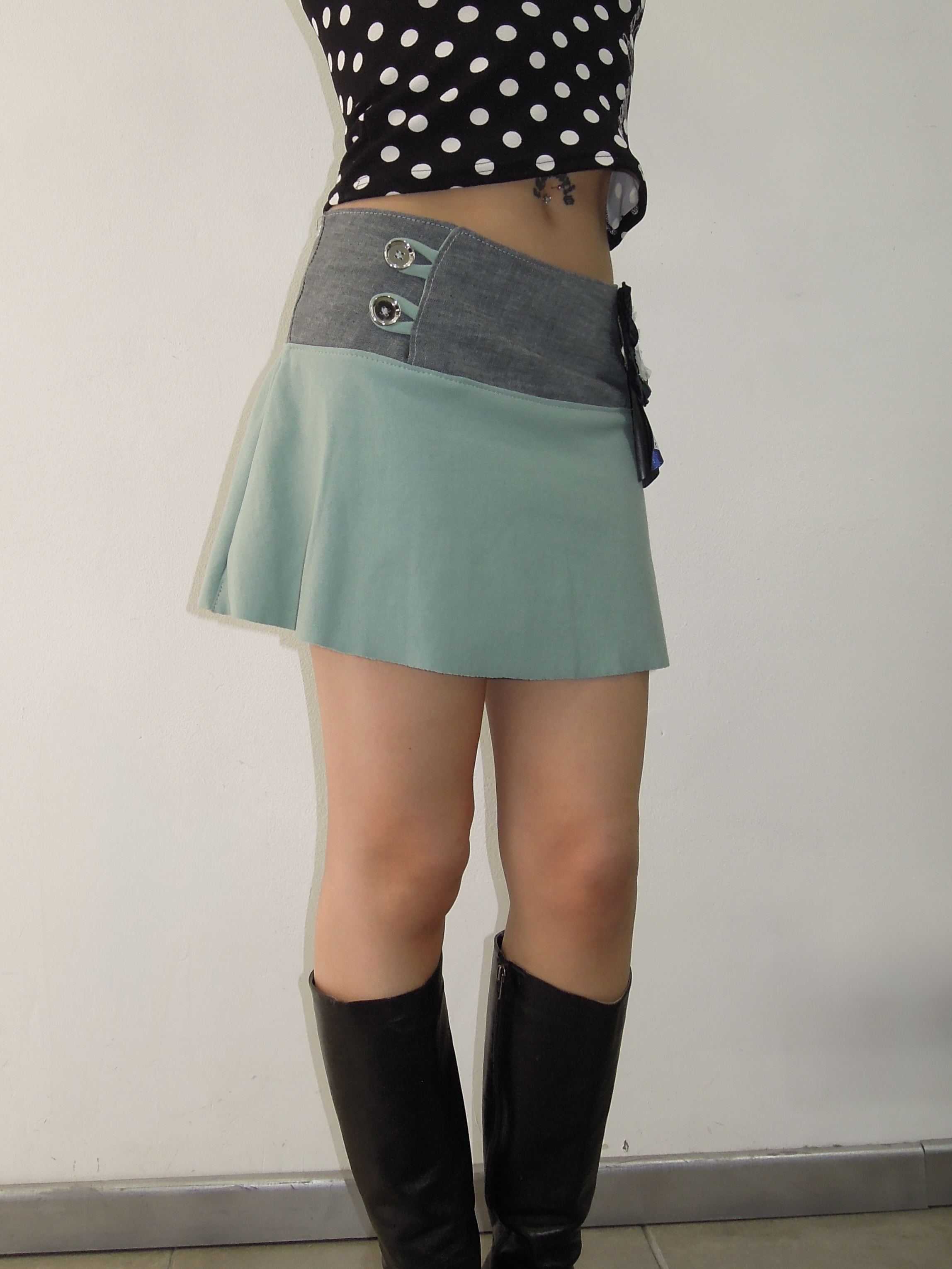 Falda Mini Menta 2