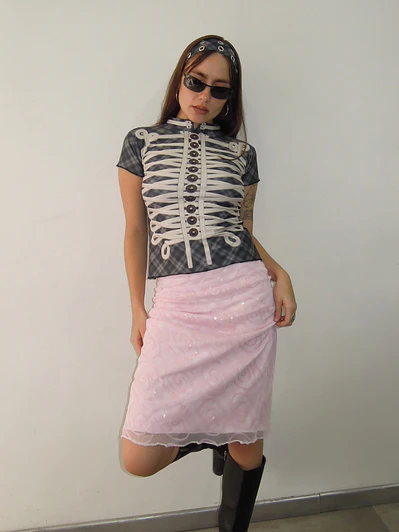 Falda Espiral Midi