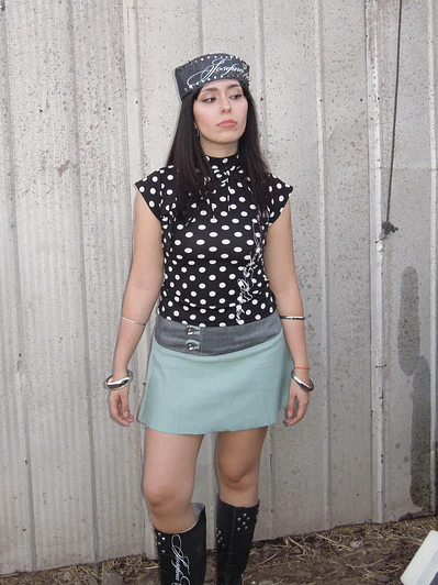 Polera Ribbon Polka Dots