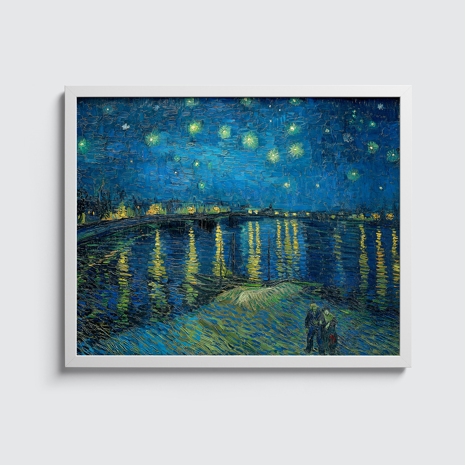 Starry Night over The Rhone 1888 - Vincent Van Gogh