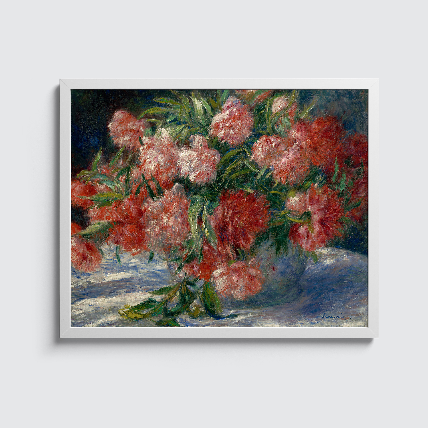 Peonies (c. 1880)  - Pierre Auguste Renoir