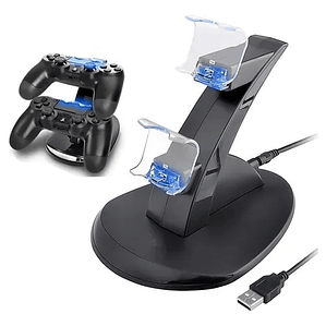 Cargador Inalambrico Playstation 4  PS4 Mando Dual 2 Controles Control Play 4 USB