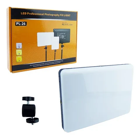 Panel de Iluminacion Luz Led PL-26 + Tripode