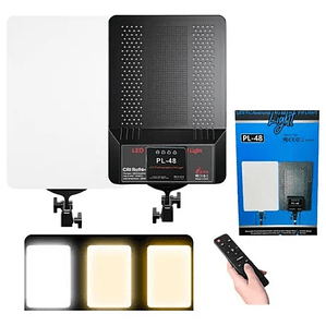 Panel de Iluminacion Pl-48 Luz Led + Tripode
