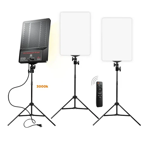 Panel de Iluminacion Pl-48 Luz Led + Tripode