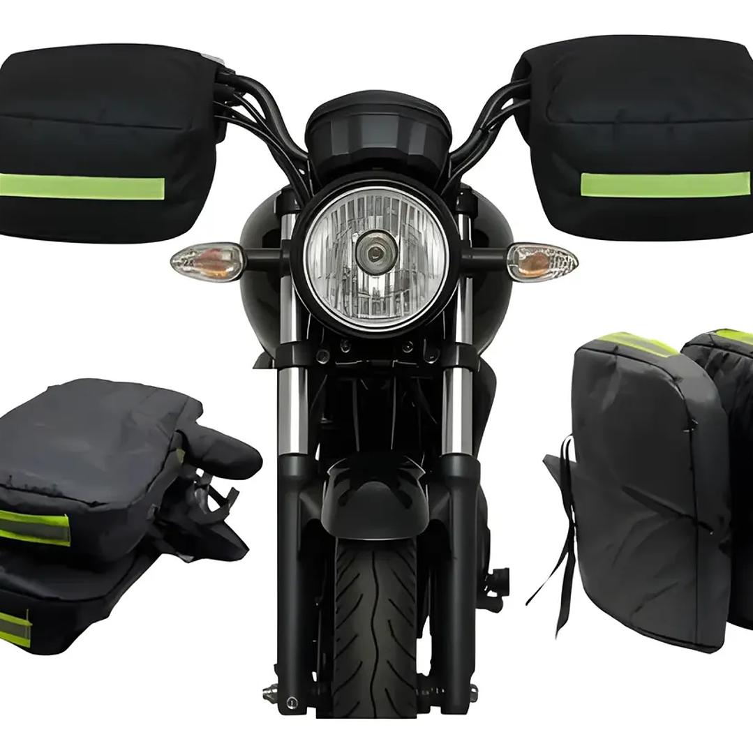 Guantes de Motocicleta con Interior de Felpa 1