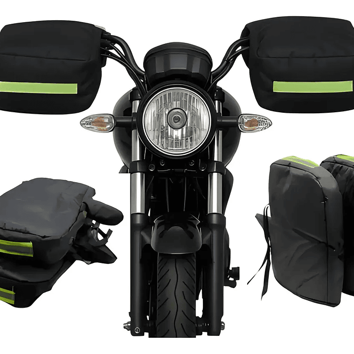 Guantes de Motocicleta con Interior de Felpa 1