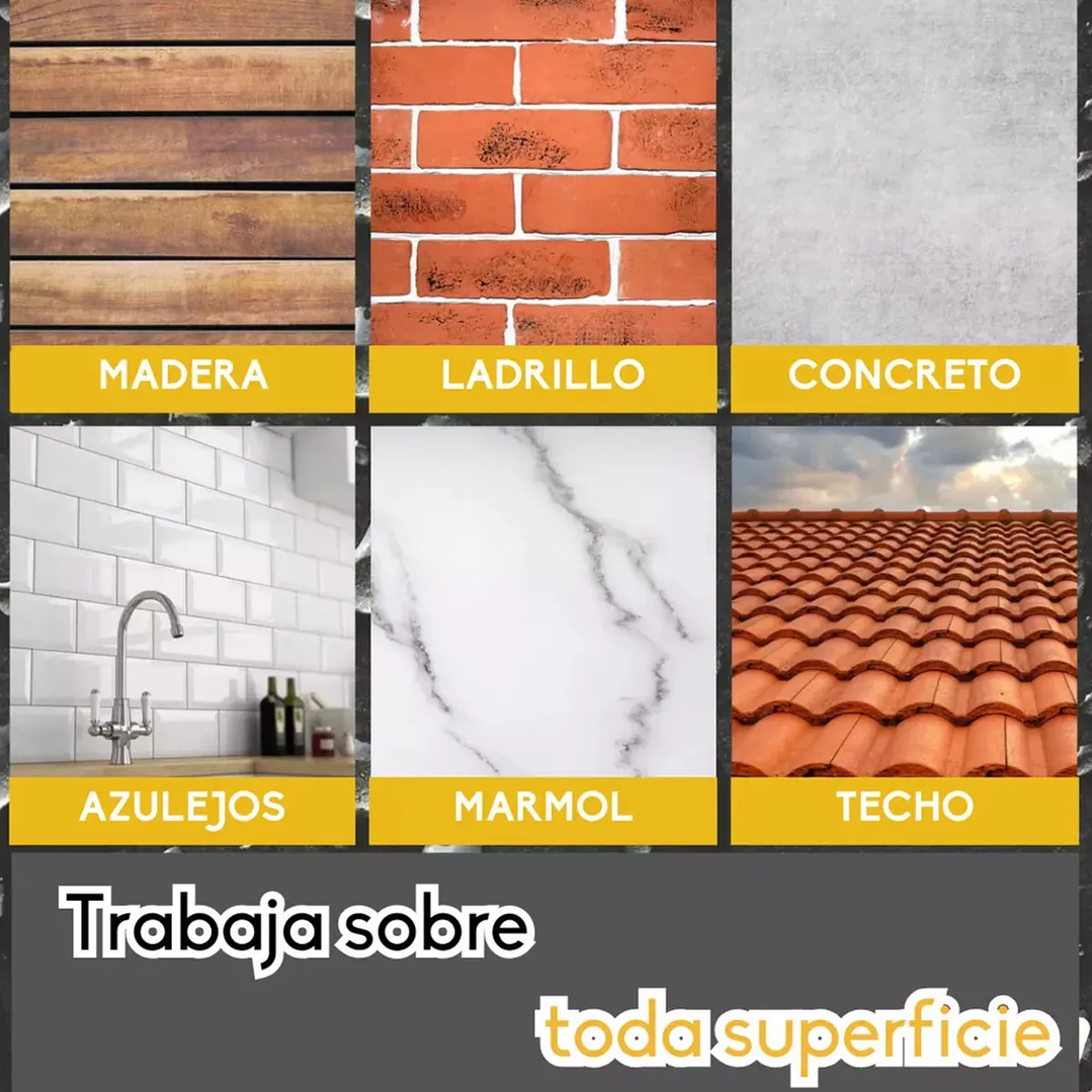 Adhesivo Transparente Impermeable Tapa Gotera 1kg 5