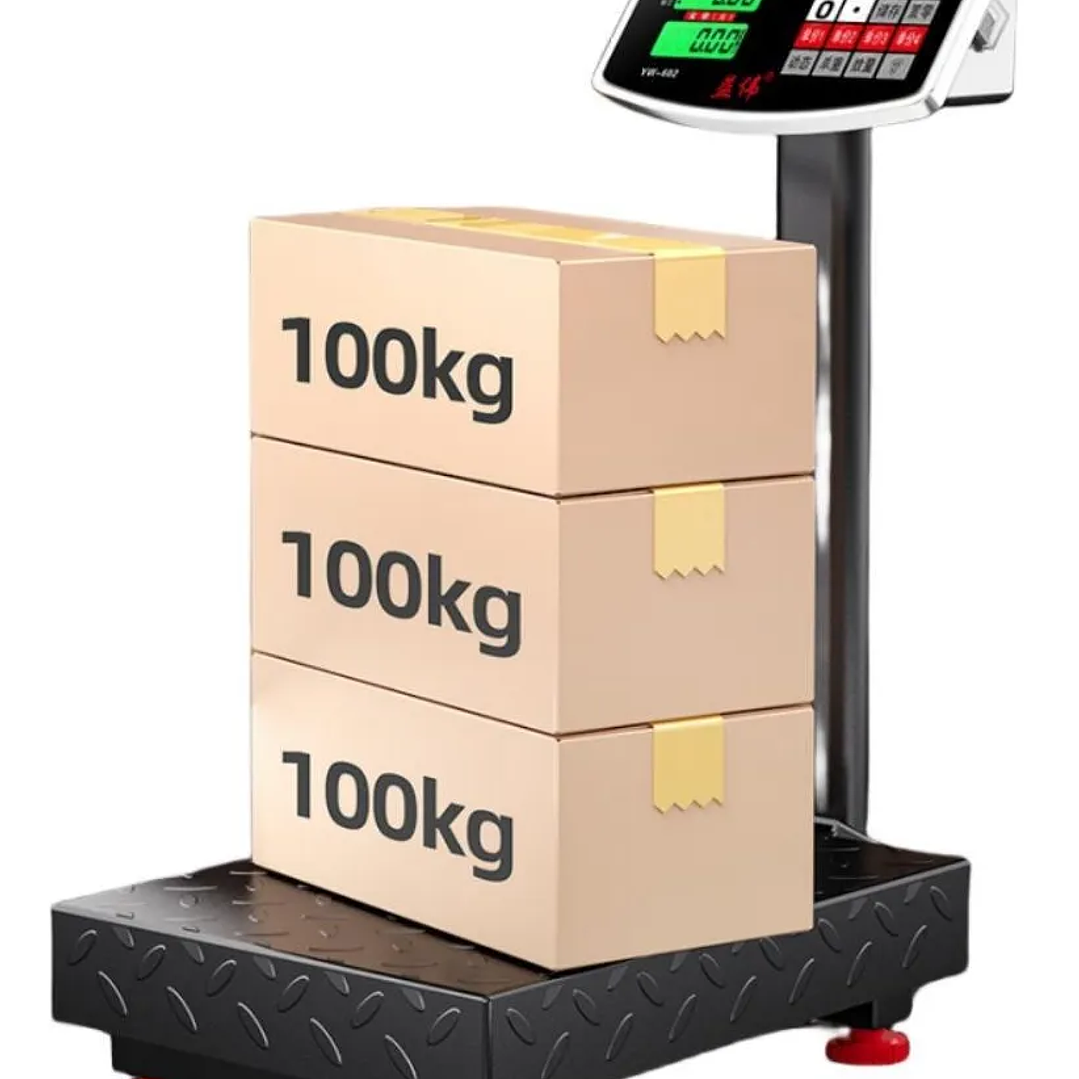 Pesa Balanza Digital Con Brazo Hasta 150 Kilos Color Plateado 3