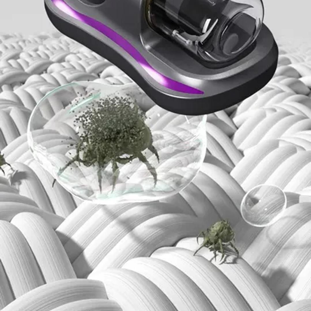 Aspiradora Electrica Antiacaros con Luz Ultravioleta 2