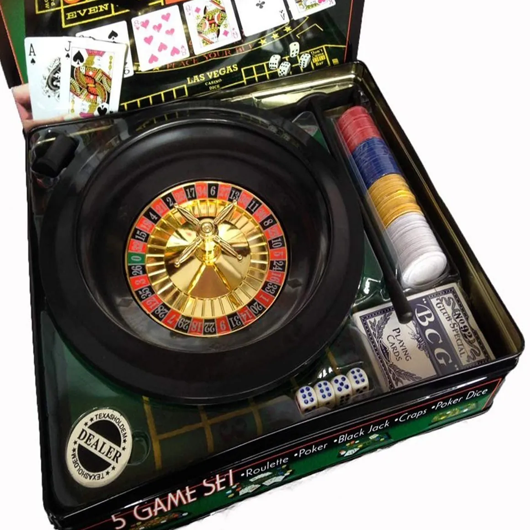 Set 5 Juegos Casino Roulette Poker black Jack craps poker 3
