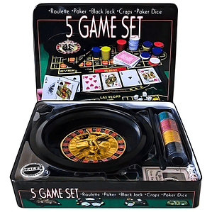 Set 5 Juegos Casino Roulette Poker black Jack craps poker