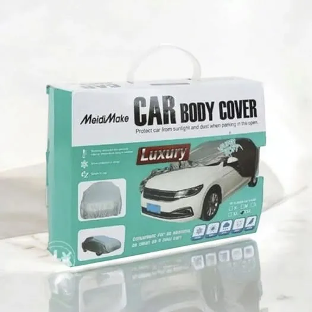 Carpas Para Autos C/ Interior Felpa Funda Gruesa Impermeable Gris 2